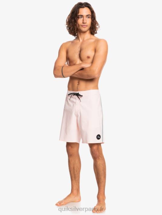 Hommes Quiksilver boardshort 18 surfsilk passepoilé D6PT1751 rose voilé