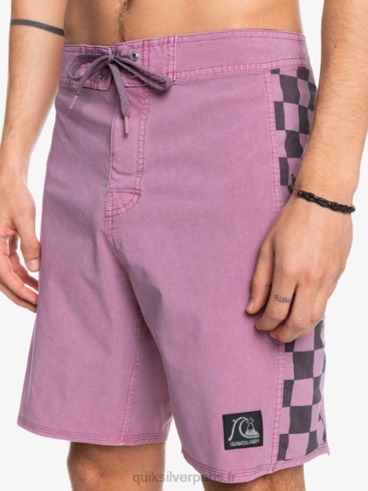 Hommes Quiksilver boardshort chanvre stretch original arch wash 18 D6PT1669 orchidée poussiéreuse