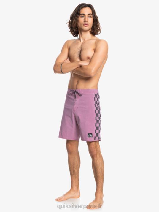 Hommes Quiksilver boardshort chanvre stretch original arch wash 18 D6PT1669 orchidée poussiéreuse