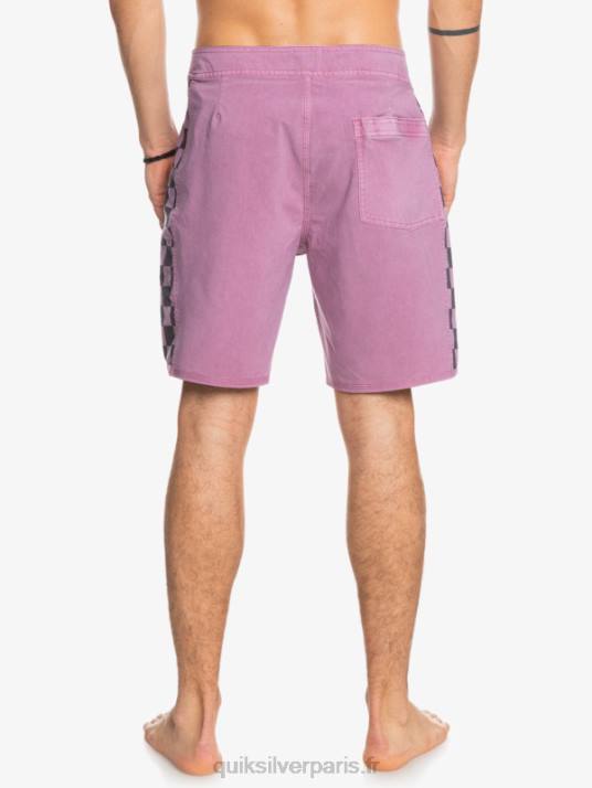 Hommes Quiksilver boardshort chanvre stretch original arch wash 18 D6PT1669 orchidée poussiéreuse