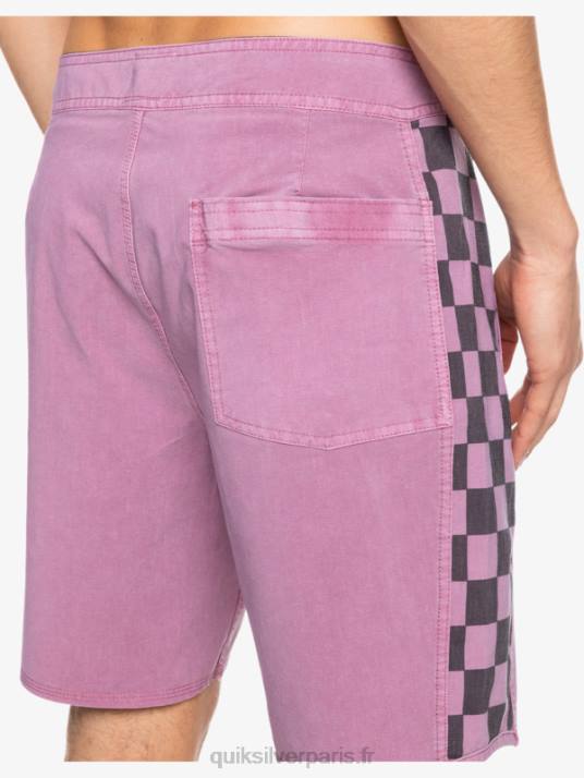 Hommes Quiksilver boardshort chanvre stretch original arch wash 18 D6PT1669 orchidée poussiéreuse