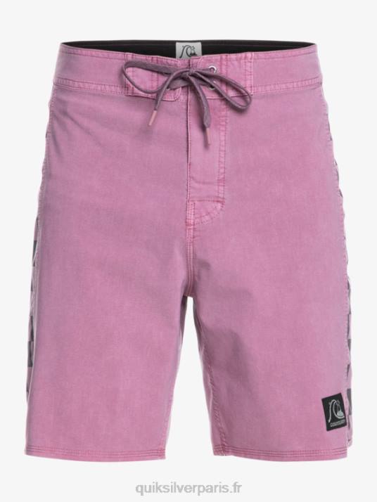 Hommes Quiksilver boardshort chanvre stretch original arch wash 18 D6PT1669 orchidée poussiéreuse