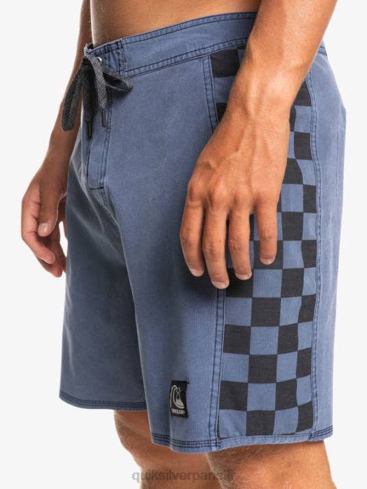 Hommes Quiksilver boardshort chanvre stretch original arch wash 18 D6PT1670 blazer bleu marine