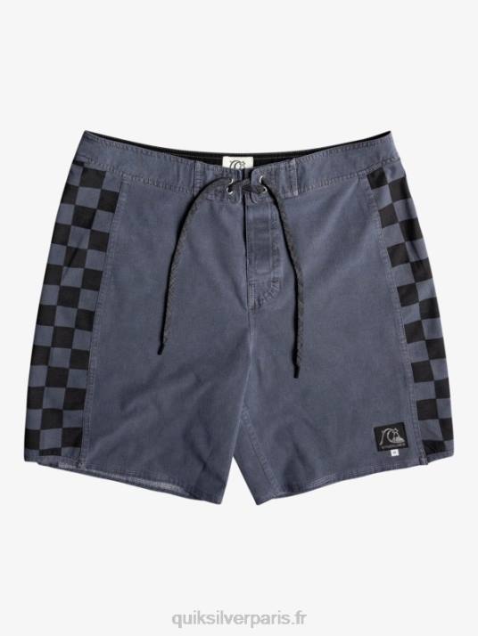 Hommes Quiksilver boardshort chanvre stretch original arch wash 18 D6PT1671 noir