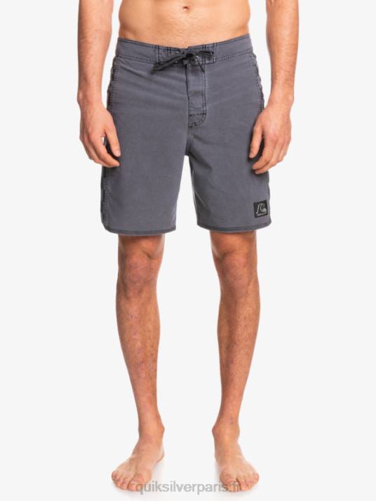 Hommes Quiksilver boardshort chanvre stretch original arch wash 18 D6PT1671 noir