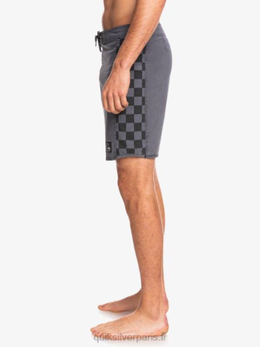 Hommes Quiksilver boardshort chanvre stretch original arch wash 18 D6PT1671 noir