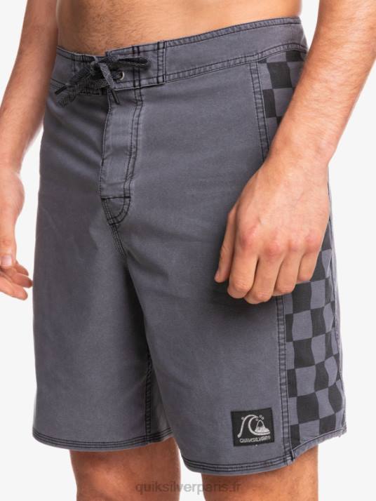 Hommes Quiksilver boardshort chanvre stretch original arch wash 18 D6PT1671 noir