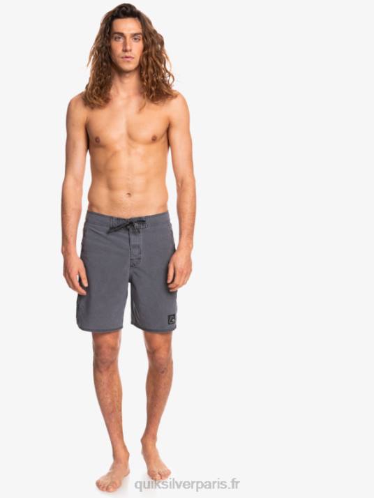 Hommes Quiksilver boardshort chanvre stretch original arch wash 18 D6PT1671 noir