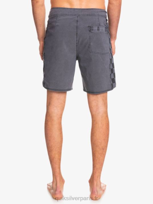 Hommes Quiksilver boardshort chanvre stretch original arch wash 18 D6PT1671 noir