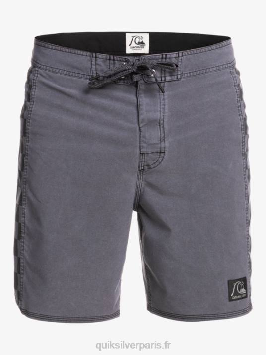 Hommes Quiksilver boardshort chanvre stretch original arch wash 18 D6PT1671 noir