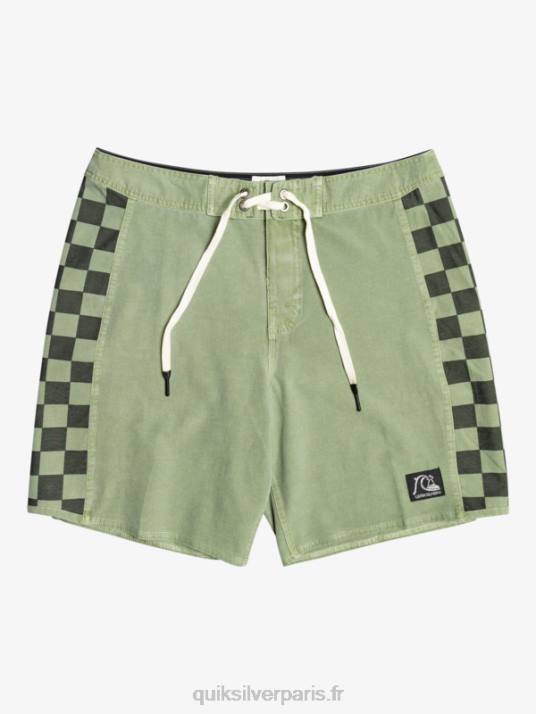 Hommes Quiksilver boardshort chanvre stretch original arch wash 18 D6PT1672 thym