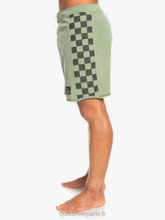 Hommes Quiksilver boardshort chanvre stretch original arch wash 18 D6PT1672 thym