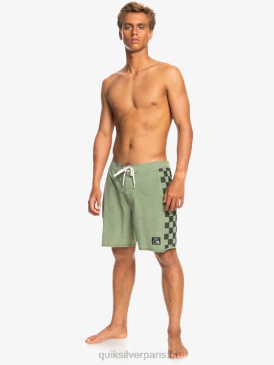 Hommes Quiksilver boardshort chanvre stretch original arch wash 18 D6PT1672 thym