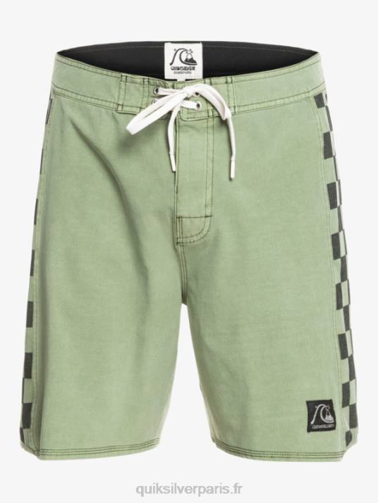 Hommes Quiksilver boardshort chanvre stretch original arch wash 18 D6PT1672 thym