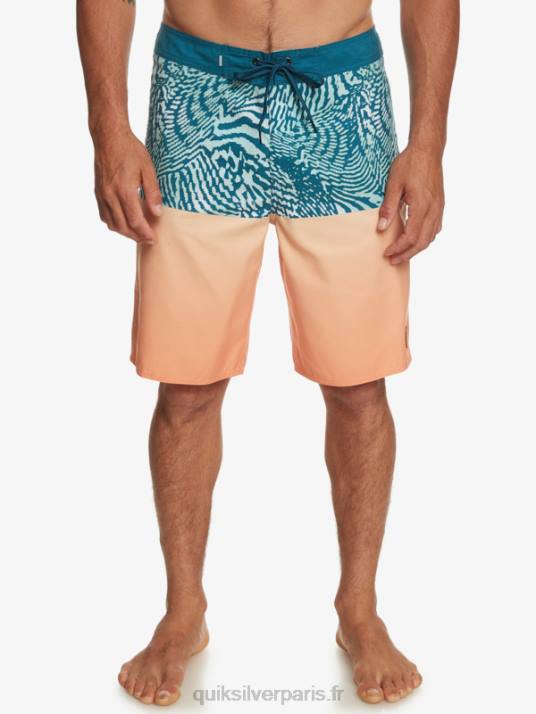 Hommes Quiksilver boardshort division 20 de tous les jours D6PT668 bleu marocain