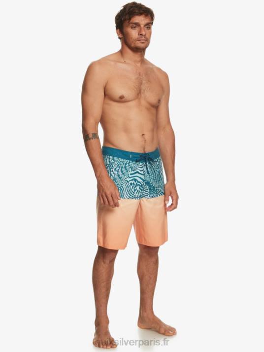 Hommes Quiksilver boardshort division 20 de tous les jours D6PT668 bleu marocain