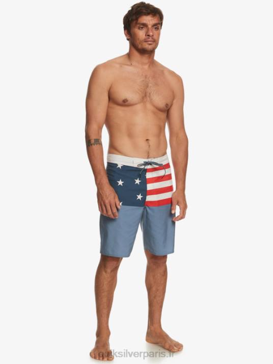 Hommes Quiksilver boardshort division 20 de tous les jours D6PT670 La marine de minuit