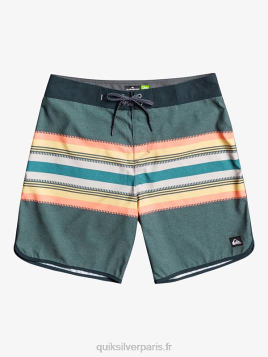 Hommes Quiksilver boardshort festonné 19 de tous les jours D6PT768 blazer bleu marine