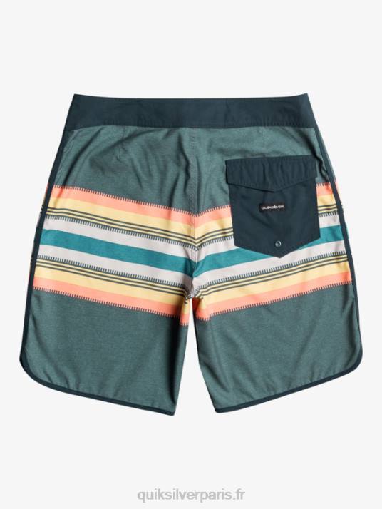 Hommes Quiksilver boardshort festonné 19 de tous les jours D6PT768 blazer bleu marine