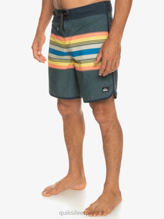 Hommes Quiksilver boardshort festonné 19 de tous les jours D6PT768 blazer bleu marine