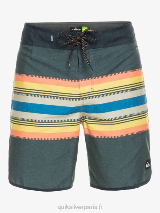 Hommes Quiksilver boardshort festonné 19 de tous les jours D6PT768 blazer bleu marine
