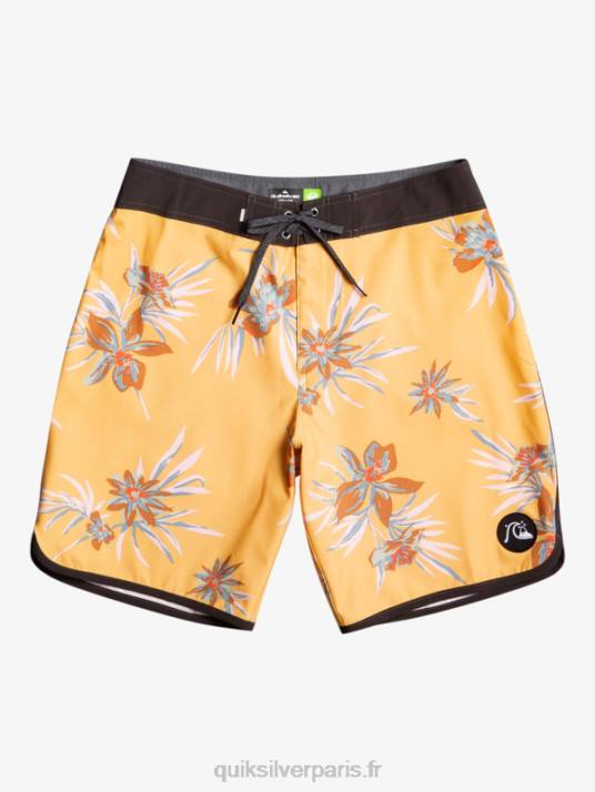 Hommes Quiksilver boardshort festonné 19 en soie de surf D6PT1491 ocre