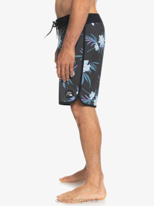 Hommes Quiksilver boardshort festonné 19 en soie de surf D6PT1493 macadam