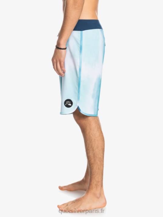 Hommes Quiksilver boardshort festonné 19 en soie de surf D6PT1494 bleu delph