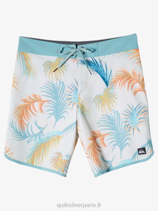 Hommes Quiksilver boardshort festonné 19 en soie de surf D6PT215 bouleau
