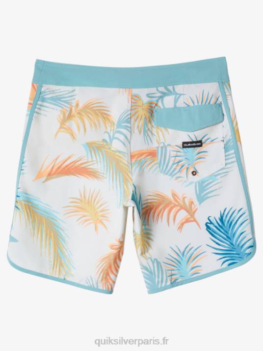 Hommes Quiksilver boardshort festonné 19 en soie de surf D6PT215 bouleau