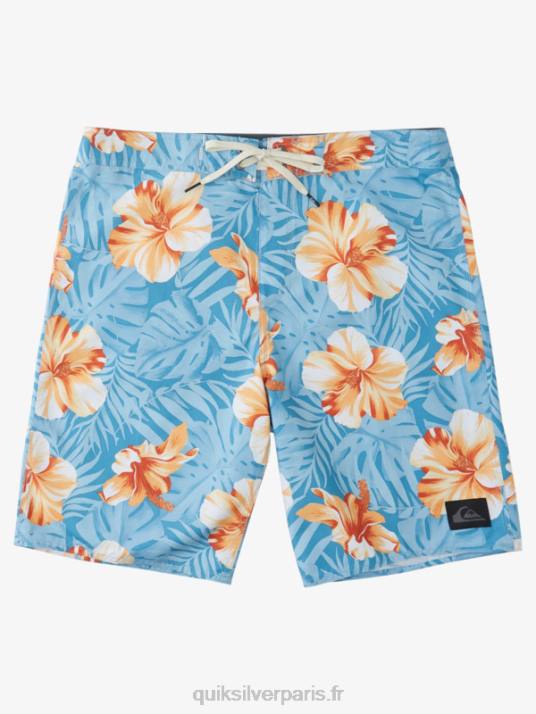 Hommes Quiksilver boardshort à fleurs classique 20 de tous les jours D6PT1684 port maritime d floral