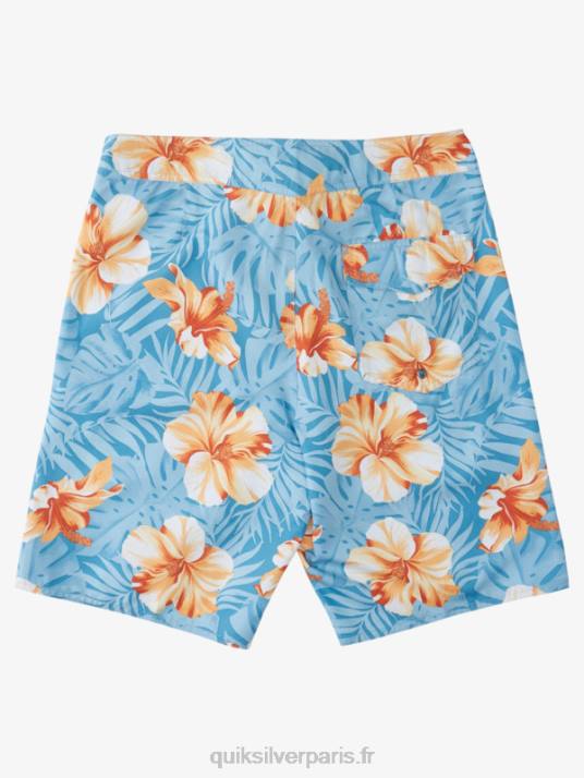 Hommes Quiksilver boardshort à fleurs classique 20 de tous les jours D6PT1684 port maritime d floral