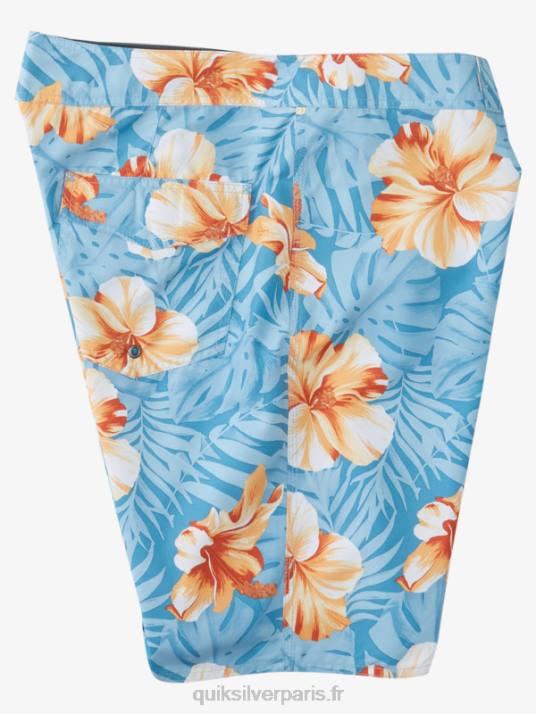 Hommes Quiksilver boardshort à fleurs classique 20 de tous les jours D6PT1684 port maritime d floral
