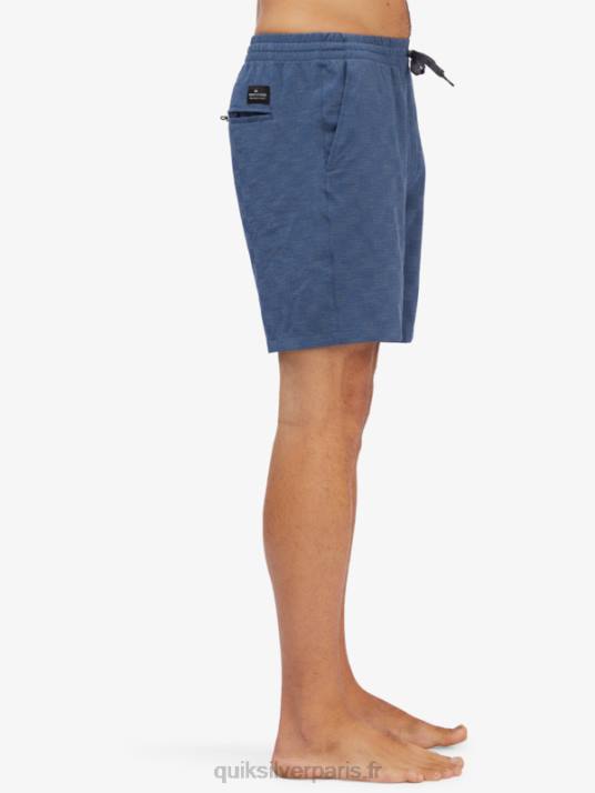 Hommes Quiksilver boardshort élastique checker 18 amphibian D6PT1854 mer des Sargasses