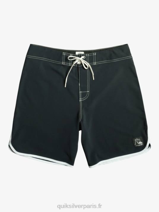 Hommes Quiksilver boardshort original festonné 18 D6PT86 noir