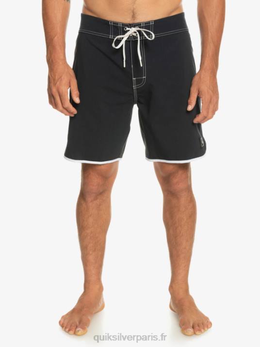 Hommes Quiksilver boardshort original festonné 18 D6PT86 noir