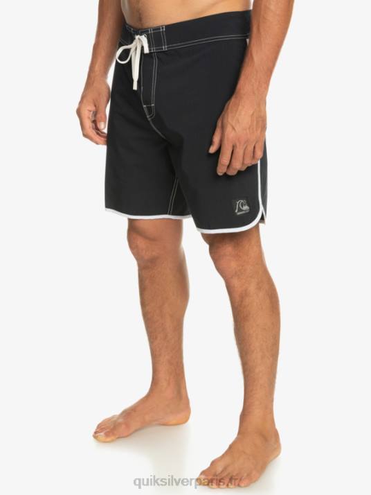Hommes Quiksilver boardshort original festonné 18 D6PT86 noir