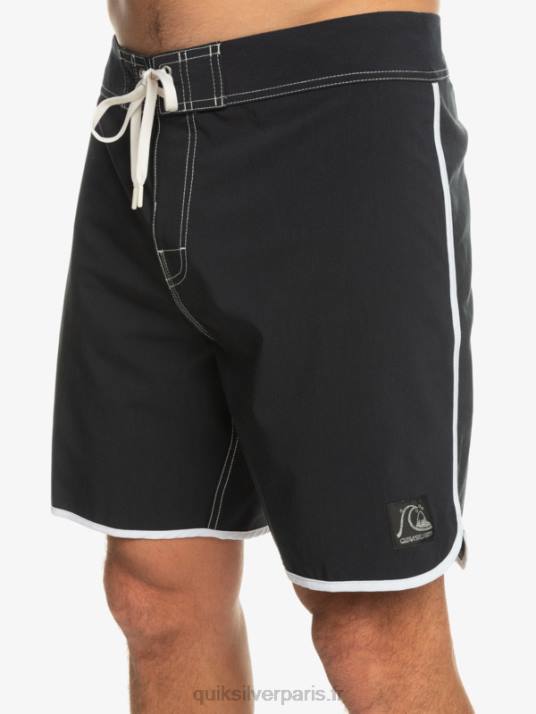 Hommes Quiksilver boardshort original festonné 18 D6PT86 noir