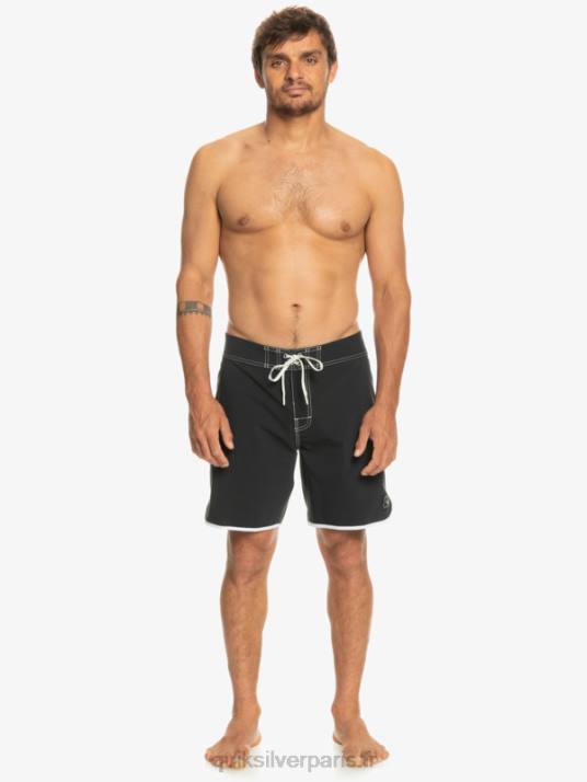 Hommes Quiksilver boardshort original festonné 18 D6PT86 noir