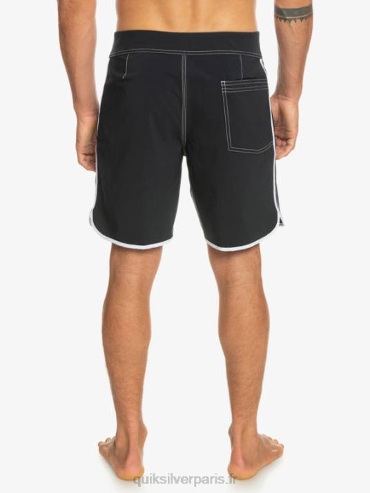 Hommes Quiksilver boardshort original festonné 18 D6PT86 noir