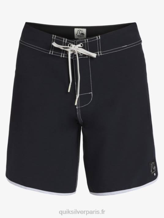 Hommes Quiksilver boardshort original festonné 18 D6PT86 noir