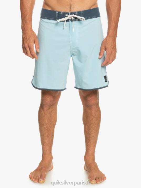 Hommes Quiksilver boardshort original festonné 18 D6PT88 bleu ciel