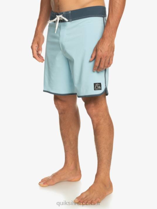 Hommes Quiksilver boardshort original festonné 18 D6PT88 bleu ciel