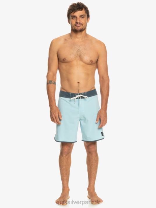 Hommes Quiksilver boardshort original festonné 18 D6PT88 bleu ciel