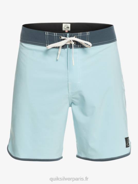 Hommes Quiksilver boardshort original festonné 18 D6PT88 bleu ciel