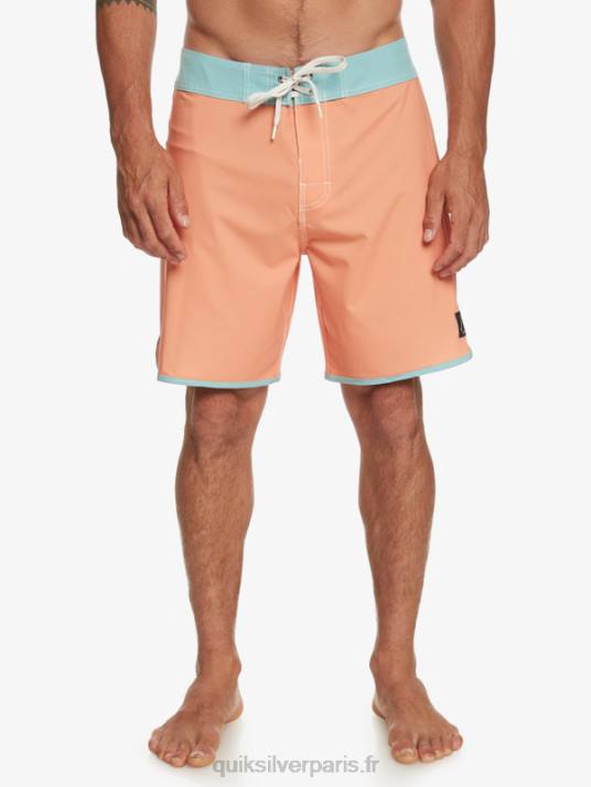 Hommes Quiksilver boardshort original festonné 18 D6PT90 bronzer au cuivre