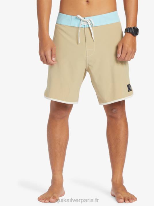 Hommes Quiksilver boardshort original festonné 18 D6PT91 gris olive