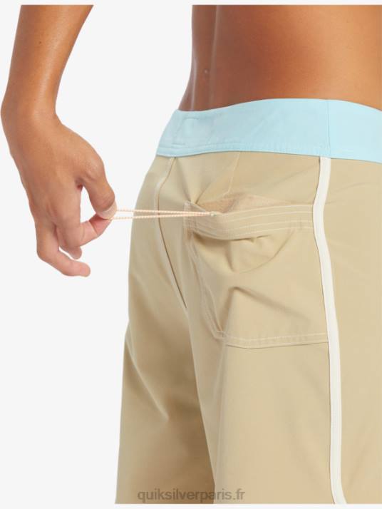 Hommes Quiksilver boardshort original festonné 18 D6PT91 gris olive