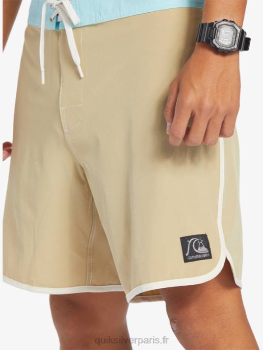Hommes Quiksilver boardshort original festonné 18 D6PT91 gris olive