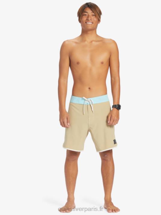Hommes Quiksilver boardshort original festonné 18 D6PT91 gris olive